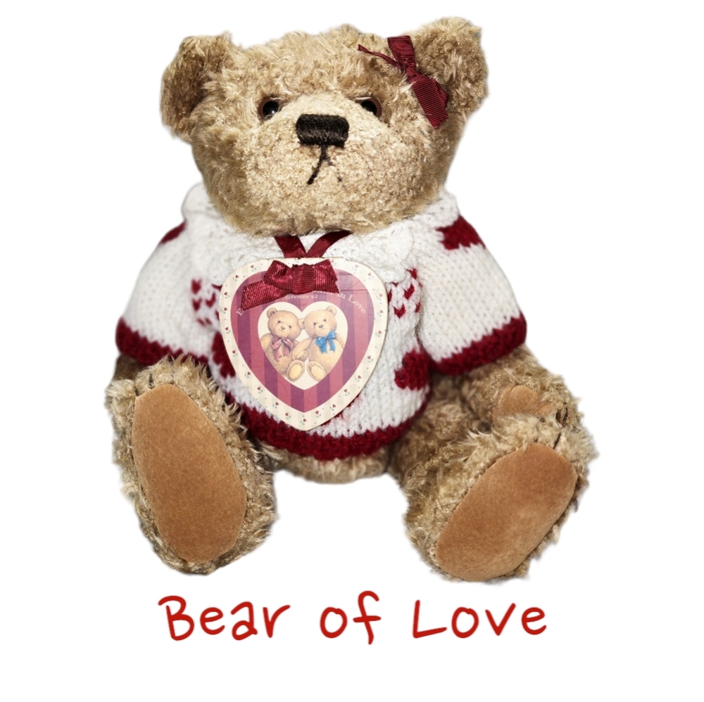 Love Bears 1996 Plush Teddy Bear